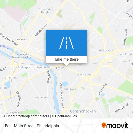 East Main Street map
