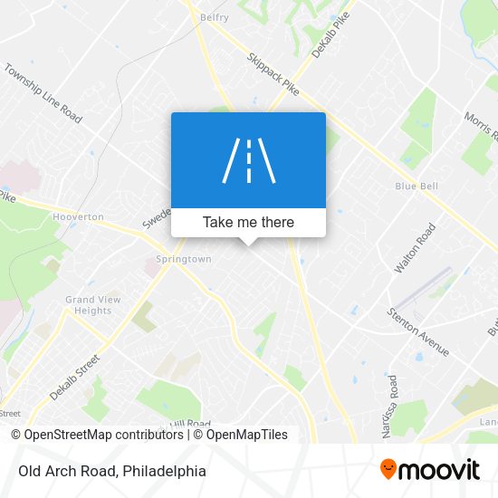 Mapa de Old Arch Road