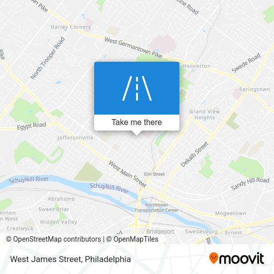 West James Street map