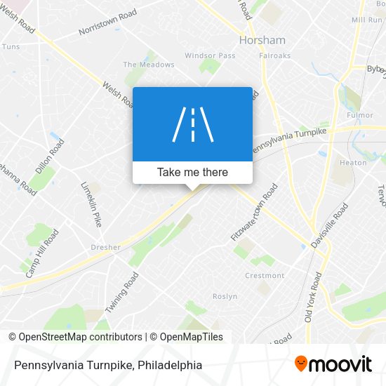 Pennsylvania Turnpike map
