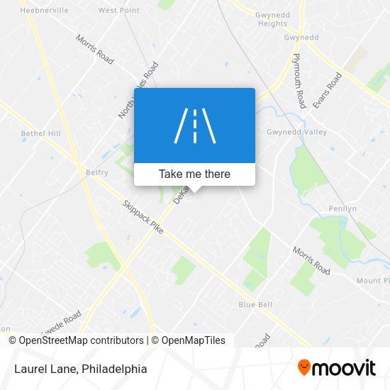 Mapa de Laurel Lane
