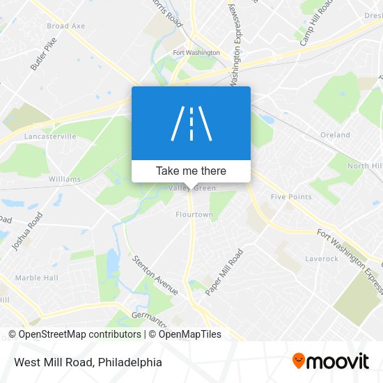 Mapa de West Mill Road