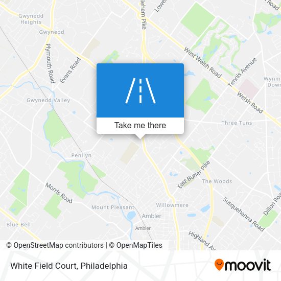 White Field Court map