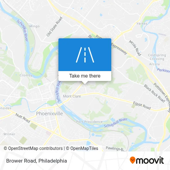 Brower Road map