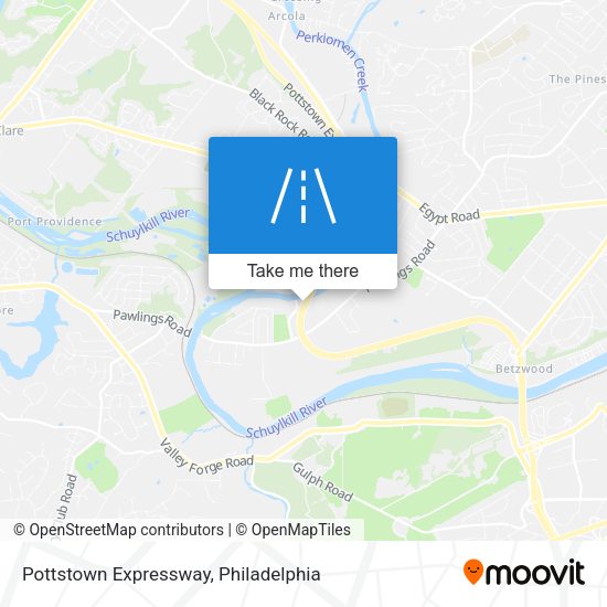 Pottstown Expressway map