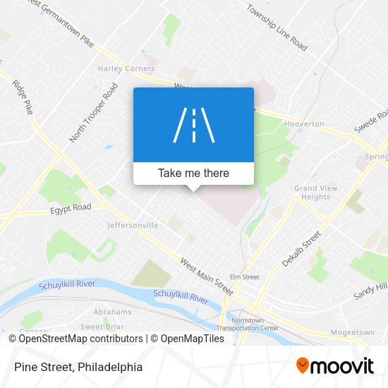 Mapa de Pine Street