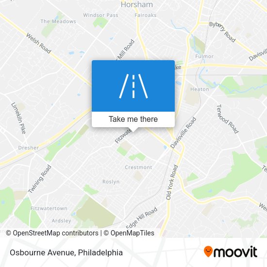 Osbourne Avenue map