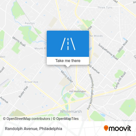 Randolph Avenue map