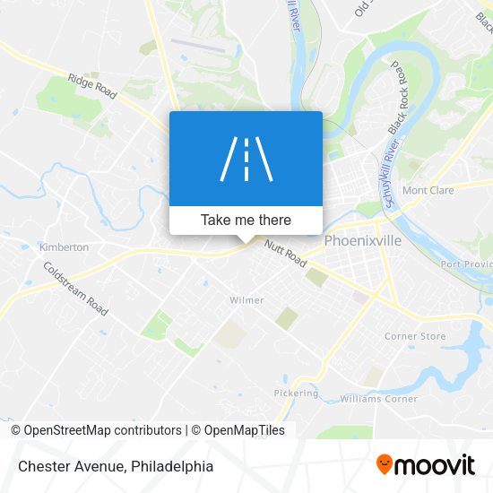 Chester Avenue map