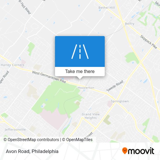 Mapa de Avon Road