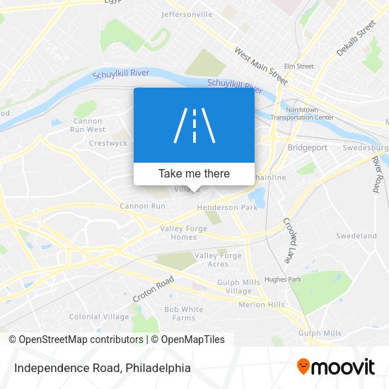 Mapa de Independence Road