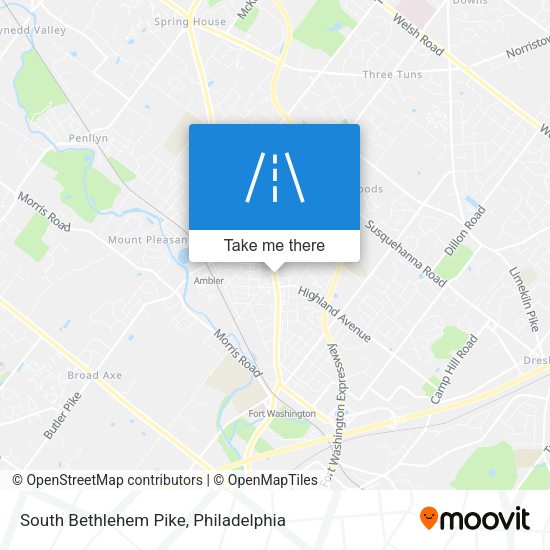 Mapa de South Bethlehem Pike