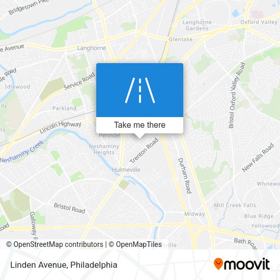 Mapa de Linden Avenue