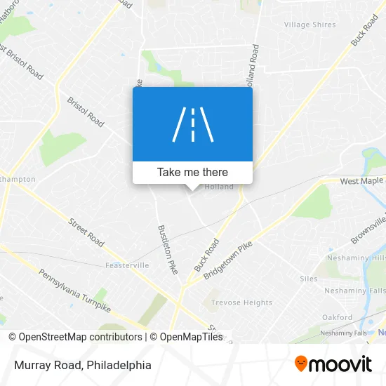 Murray Road map