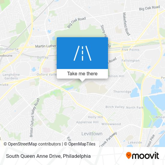 Mapa de South Queen Anne Drive