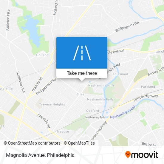 Magnolia Avenue map
