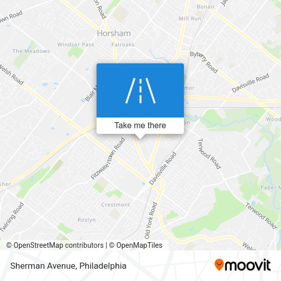 Mapa de Sherman Avenue