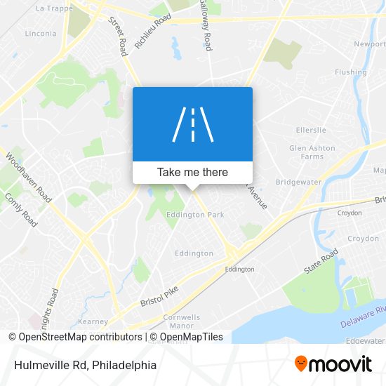 Mapa de Hulmeville Rd