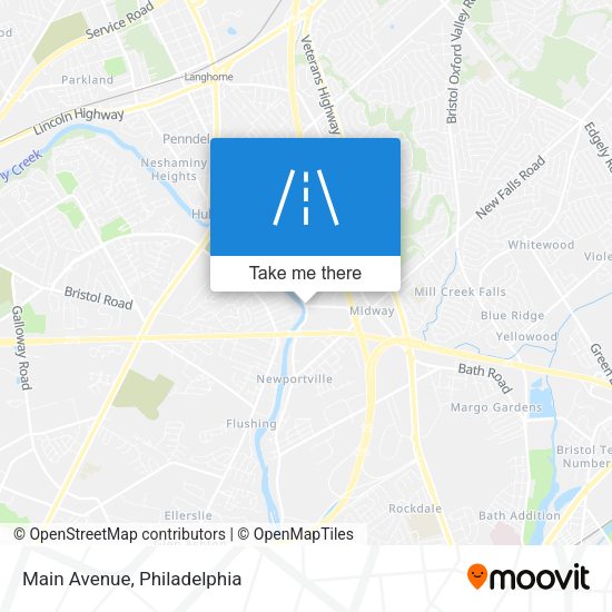 Mapa de Main Avenue