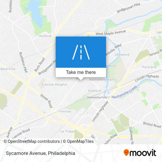 Mapa de Sycamore Avenue