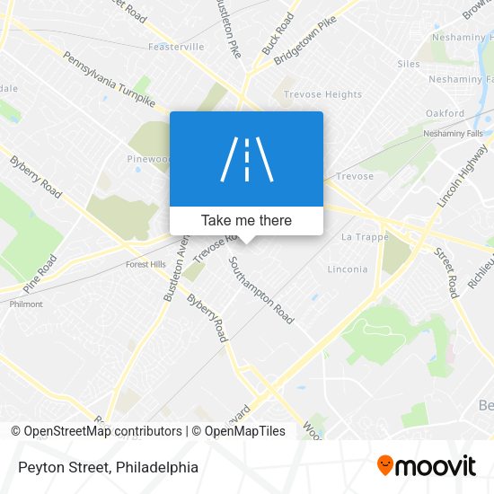 Mapa de Peyton Street
