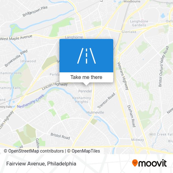 Mapa de Fairview Avenue