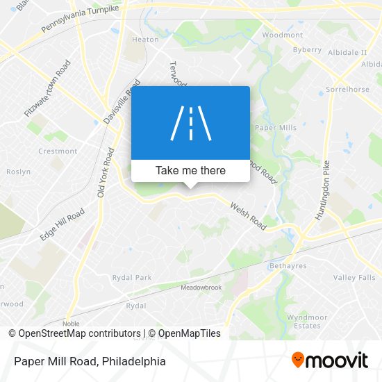 Paper Mill Road map