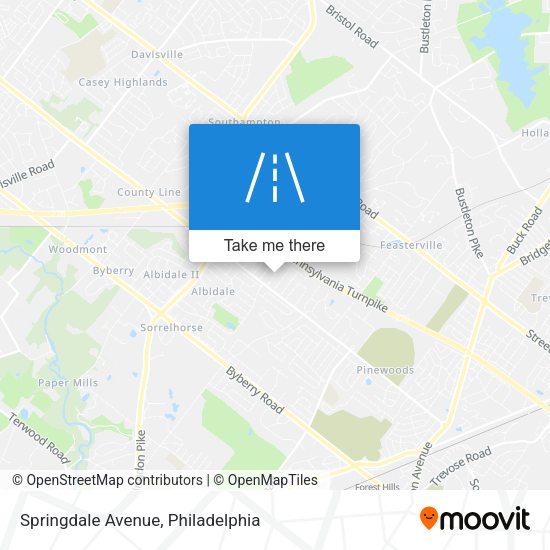 Mapa de Springdale Avenue