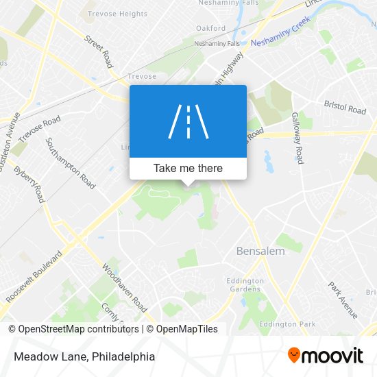 Mapa de Meadow Lane