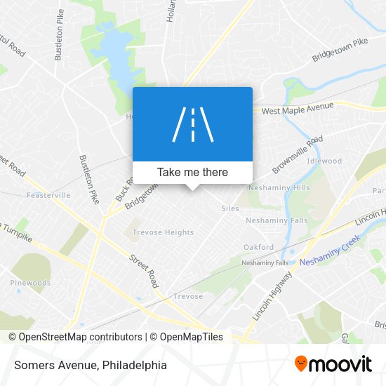 Mapa de Somers Avenue