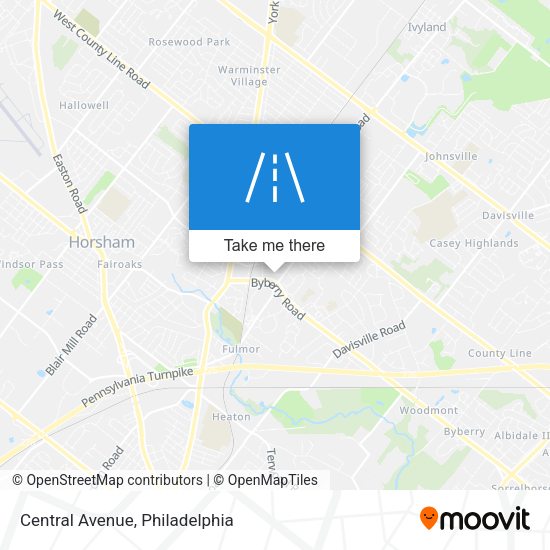 Central Avenue map