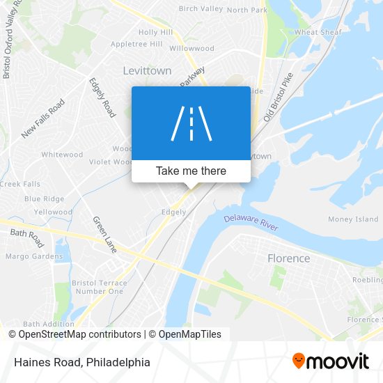 Mapa de Haines Road