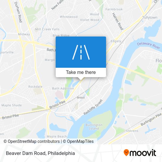 Mapa de Beaver Dam Road