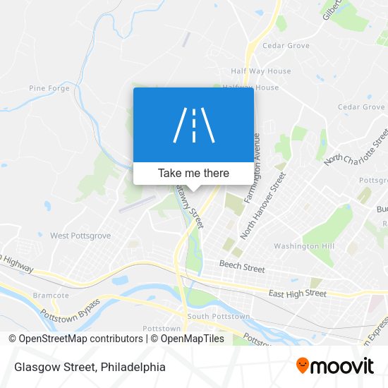 Glasgow Street map