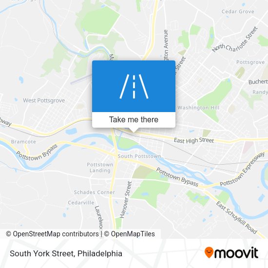 South York Street map