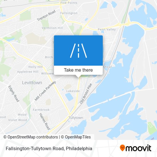 Mapa de Fallsington-Tullytown Road