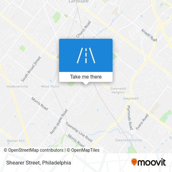 Shearer Street map