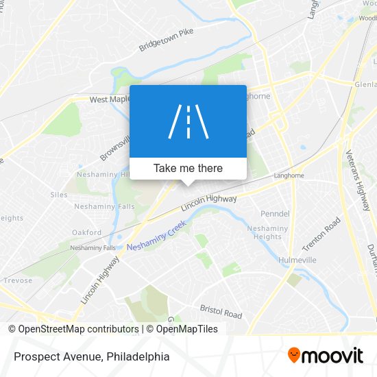 Mapa de Prospect Avenue