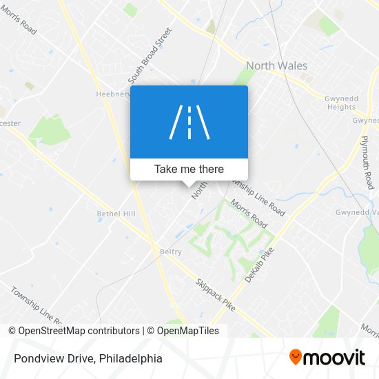 Pondview Drive map