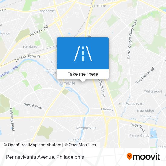 Pennsylvania Avenue map