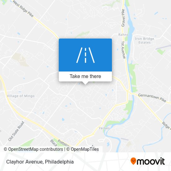 Clayhor Avenue map