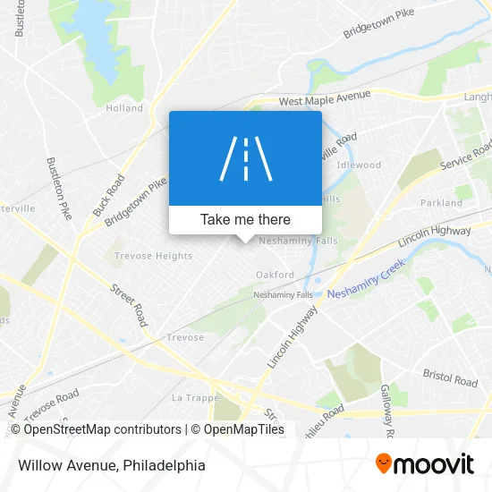 Mapa de Willow Avenue