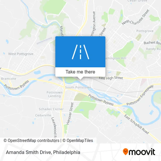 Amanda Smith Drive map