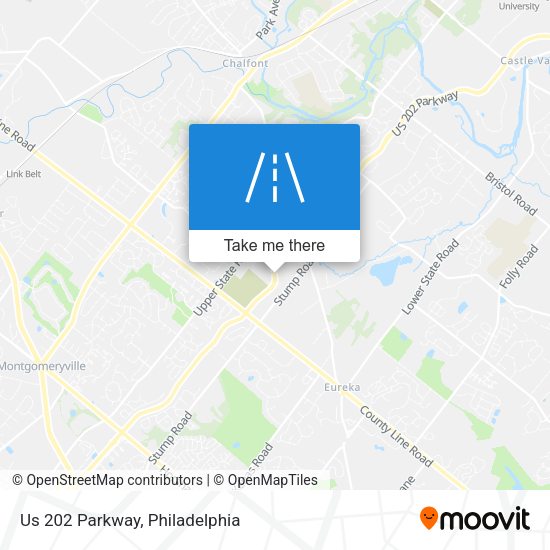 Us 202 Parkway map