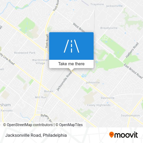 Mapa de Jacksonville Road