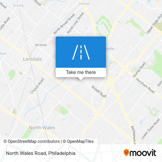 Mapa de North Wales Road