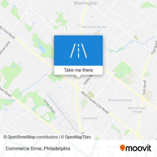 Commerce Drive map