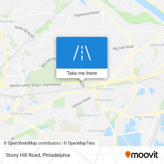 Mapa de Stony Hill Road