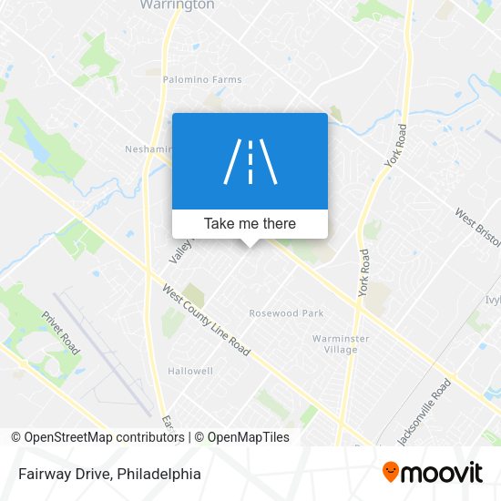 Fairway Drive map