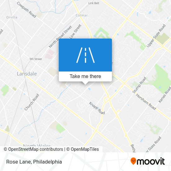 Mapa de Rose Lane